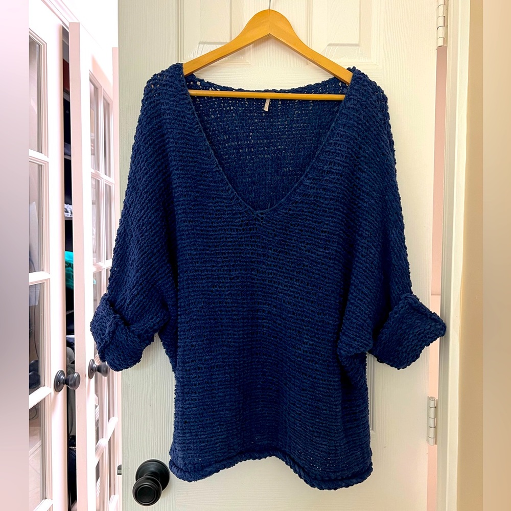 Free people knit oversized sweater